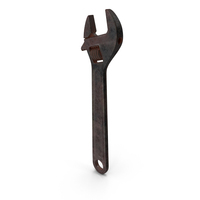 Adjustable Wrench Old Rusty PNG & PSD Images