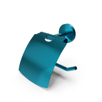 Glass Polypropylene Stainless Steel Toilet Brush And Holder Blue PNG & PSD Images
