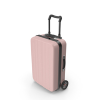 Pink Hard Shell Suitcase PNG & PSD Images