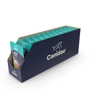 Canidae Cat Food Pouch Box PNG & PSD Images