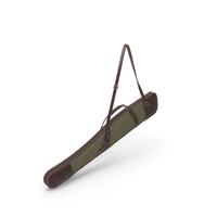 Canvas and Leather Hunter Gun Case PNG & PSD Images