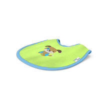 Green Baby Bib with Dog PNG & PSD Images