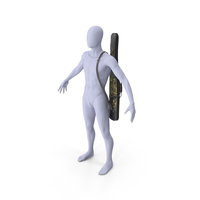 Hunter Gun Carry Bag On Mannequin PNG & PSD Images