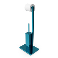 Kotra Stainless Steel Toilet Caddy Blue PNG & PSD Images