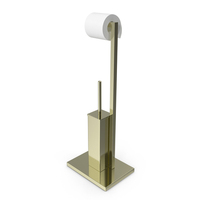 Kotra Stainless Steel Toilet Caddy Taupe PNG & PSD Images