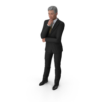 Korean Old Aged Man in Suit PNG & PSD Images