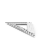 Metal Triangle Ruler PNG & PSD Images