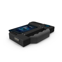 New Sci Fi Phone Device Black PNG & PSD Images