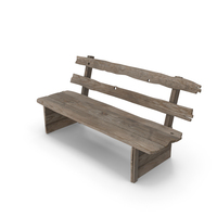 Old Wooden Bench PNG & PSD Images