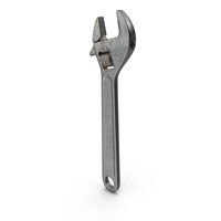 Adjustable Wrench Glossy Fingerprint PNG & PSD Images