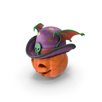 Witch Pumpkin Face Hat PNG & PSD Images