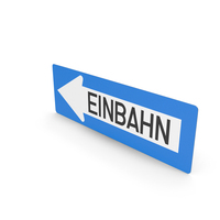 Austrian Sign One Way Traffic Left PNG & PSD Images