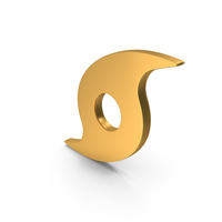 Gold Hurricane Typhoon Tropical Storm Icon PNG & PSD Images