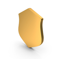 Gold Shield Icon PNG & PSD Images