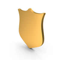 Gold Shield Icon PNG & PSD Images