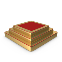3 Stage Square Podium PNG & PSD Images