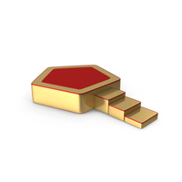 Pentagon Podium With Steps PNG & PSD Images