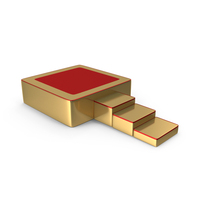 Podium Stage Single Square With Steps PNG & PSD Images