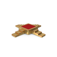 Square Podium With Steps On All Sides PNG & PSD Images
