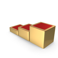 Podium Stage Three Price Squares Steps PNG & PSD Images