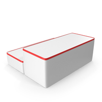 White Podium Stage With Two Steps PNG & PSD Images