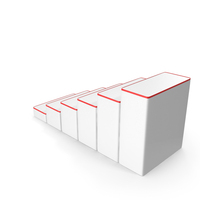 White Podium Stage With Six Steps PNG & PSD Images
