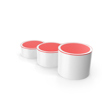 Cylindrical Podium Stage With Three Steps PNG & PSD Images