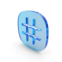 Hash Tag Square Coin PNG & PSD Images