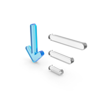 Soft Descending Icon PNG & PSD Images