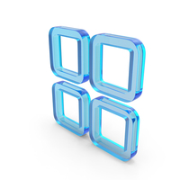 Two By Two Menu Squares Icon PNG & PSD Images