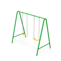 Playground Swing Green PNG & PSD Images