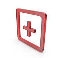 Plus Button Icon Glass PNG & PSD Images