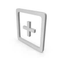 PLUS BUTTON ICON WHITE PNG & PSD Images
