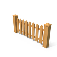 Wooden Garden Fence PNG & PSD Images