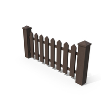 Wooden Garden Fence PNG & PSD Images