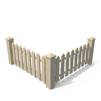 Wooden Garden Fence PNG & PSD Images