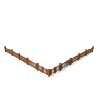 Wooden Garden Fence PNG & PSD Images