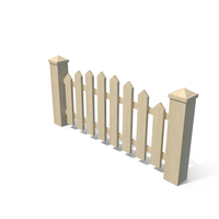 Wooden Garden Fence PNG & PSD Images