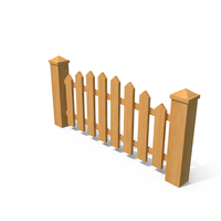 Wooden Garden Fence PNG & PSD Images
