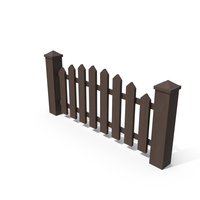 Wooden Garden Fence PNG & PSD Images
