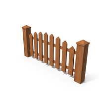 Wooden Garden Fence PNG & PSD Images