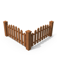 Wooden Garden Fence PNG & PSD Images