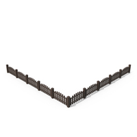 Wooden Garden Fence PNG & PSD Images