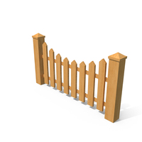 Wooden Garden Fence PNG & PSD Images