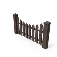 Wooden Garden Fence PNG & PSD Images