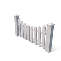 Wooden Garden Fence PNG & PSD Images