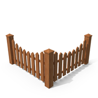 Wooden Garden Fence PNG & PSD Images