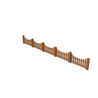 Wooden Garden Fence PNG & PSD Images