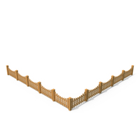 Wooden Garden Fence PNG & PSD Images