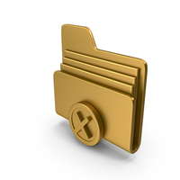 Banned File Icon Gold PNG & PSD Images